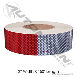 Automann 571.CT05117 18in Red/White 150ft 7yr Pre-Cut Roll