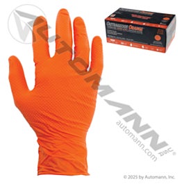 Automann 571.GOO-XXL Nitrile Gloves Outrageous Orange XXL