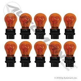 Automann 571.LB3157NA Miniature Bulb 3157NA Amber 10pk