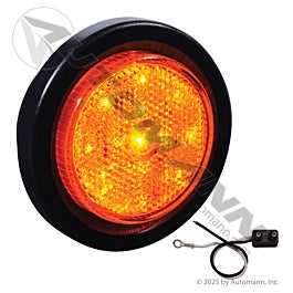 Automann 571.LD11A7-K LED 2.5 in. Reflex Amber Marker Light Ki
