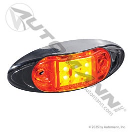 Automann 571.LD269A6 Amber 2 in x 4 in Oval Marker