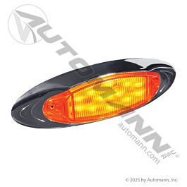 Automann 571.LD271A13 Amber 2 in x 6-3/4 in Oval Marker