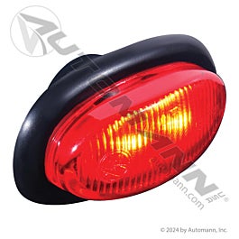Automann 571.LD34R2 Red 2-Diode Mini Oval Marker Light