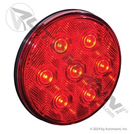 Automann 571.LD40R7 LED S/T/T Light 4in Red 7-Diode