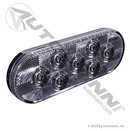 Automann 571.LD60CA7 F/P/T LED 6 In. Oval Clear Lens