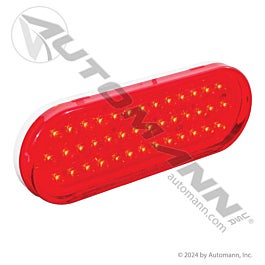 Automann 571.LD60R40 LED 6in Oval Red 40-Diode STT