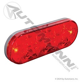 Automann 571.LD66R10 LED 6in Oval Red 10-Diode STT