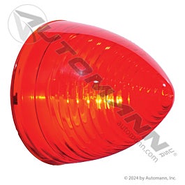 Automann 571.LG13R 2-1/2in Red Beehive Marker Light