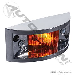 Automann 571.LG264A Marker Light Chrome Armored Amber