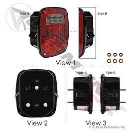 Automann 571.LG508R S/T/T Box Light Double Metri-Pack