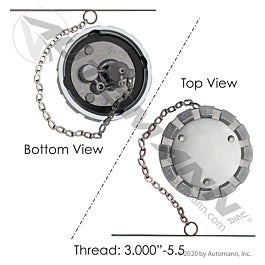 Automann 572.1029 Fuel Cap 3in-5.5 TPI Special
