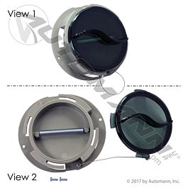 Automann 573.1005 Document Holder Twist Lid