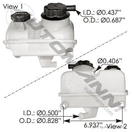Automann 575.1077 Power Steering Reservoir Freightliner