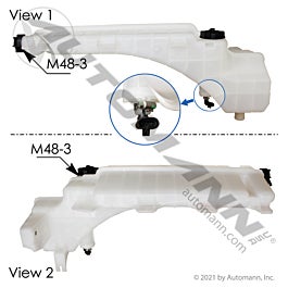 Automann 575.1082 Coolant Reservoir Volvo