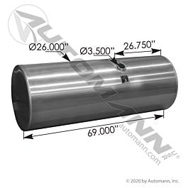 Automann 576.96150260DRV3 Fuel Tank Round Volvo 150GAL
