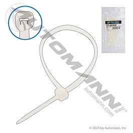 Automann 577.0640N Nylon Zip Ties 6in Length White