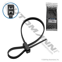 Automann 577.0950DHUV Nylon Zip Ties Dual Head 9in