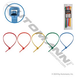 Automann 577.1150ASST Nylon Zip Tie Assortment 50pcs