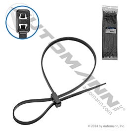 Automann 577.1450DHUV Nylon Zip Ties Dual Head 14in