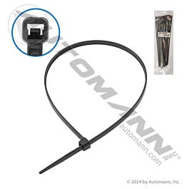 Automann Nylon Zip Ties 14in Length Black - 577.1450UV