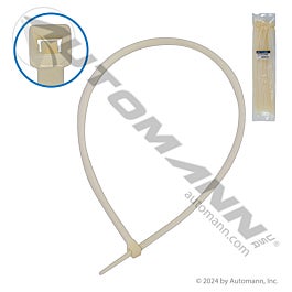 Automann 577.21120N Nylon Zip Ties 21in Length White