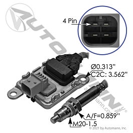 Automann 577.23601 NOx Sensor Detroit Diesel