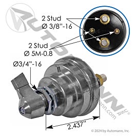Automann 577.3016 Master Disconnect Switch DPST On-Off