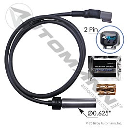 Automann 577.A801553 ABS Sensor Straight Head Length 40in