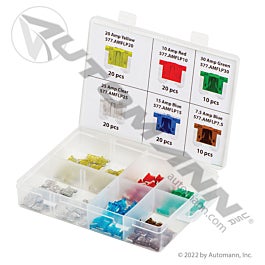 Automann 577.AMFLP100-KT Mini Blade Fuse Low Profile Asst 100pc