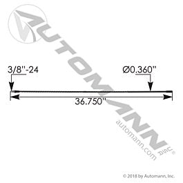 Automann 577.CB1003 CB Antenna 36in Black