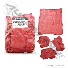 Automann 580.NRST50AM New Red ShopTowels 14x14 50 Each Per Bag