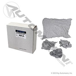 Automann 580.NWGKR10AM Virgin New Washed Gray Knit Rags 10lbBox