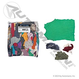 Automann 580.RCKECON25AM Economy Reclaim Color Knit Rags 25lb Bag