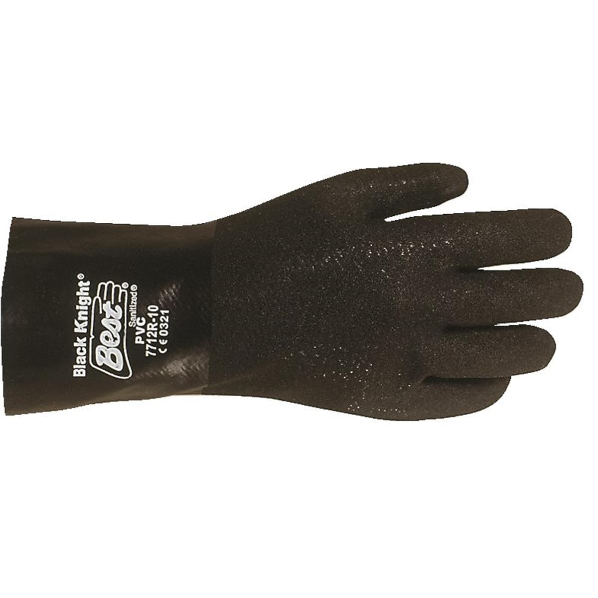 SHOWA Black Knight PVC Coated Work Gloves - Medium