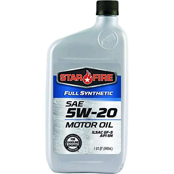 Starfire Full Synthetic 5W-20 Motor Oil - 6 Gallon Box - 572-06