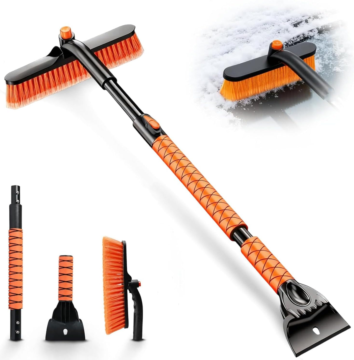 44 in Snow Brush with Ice Scraper