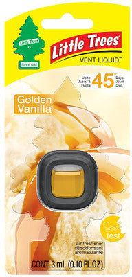Little Trees Vent Liquid Air Freshener Golden Vanilla CTK-52632-24