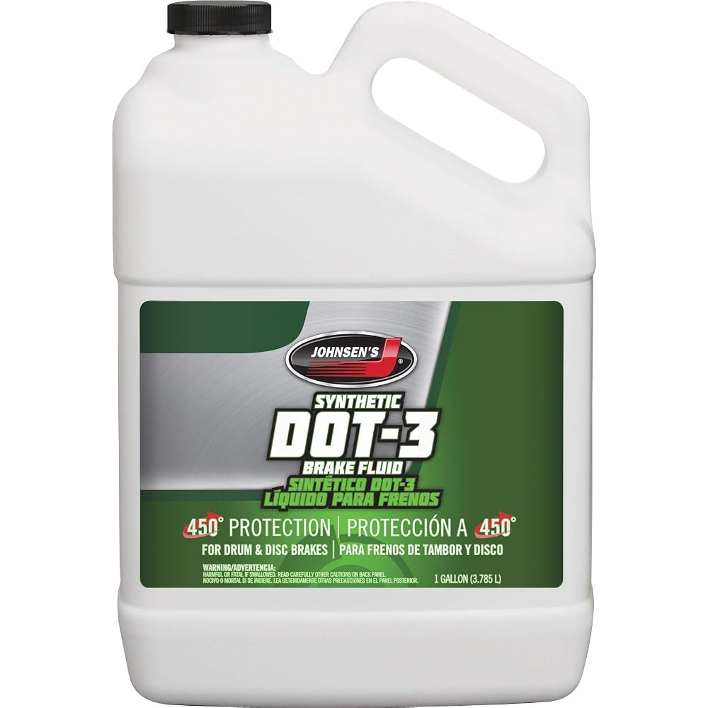 Johnsen's Premium DOT 3 Brake Fluid - 1 Gallon - 2234
