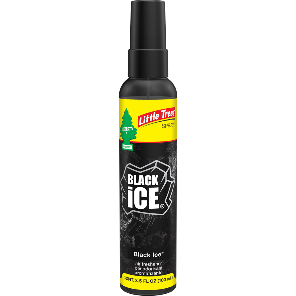 Little Trees Black Ice Air Freshener Pump Spray 3.5 oz (Pack of 6) - UPS-06355