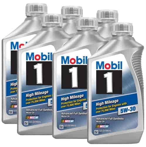 103767 MOBIL 1 HIGH MILEAGE 5W30 (6 QUARTS /1 CASE)