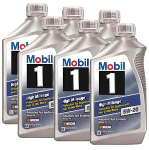 120455 MOBIL 1 HIGH MILEAGE 5W20 (6 QUARTS /1 CASE)