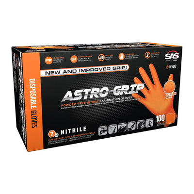 Astro-Grip Nitrile Disposable Gloves (SAS Safety)