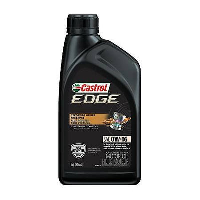 Castrol EDGE 0W-16 Full Synthetic Motor Oil 1 Quart, Case of 6 15B658