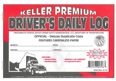 J.J. Keller Duplicate Driver's Daily Log Book - Carbonless 701L