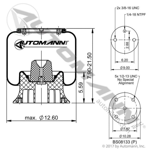 Automann Air Spring Rolling Lobe - AB1DK23I-9096