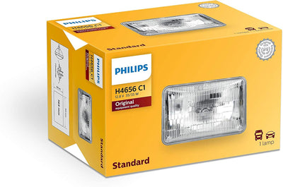H4656C1 PHILIPS BULBS LOW SQ HALOGEN BEAM