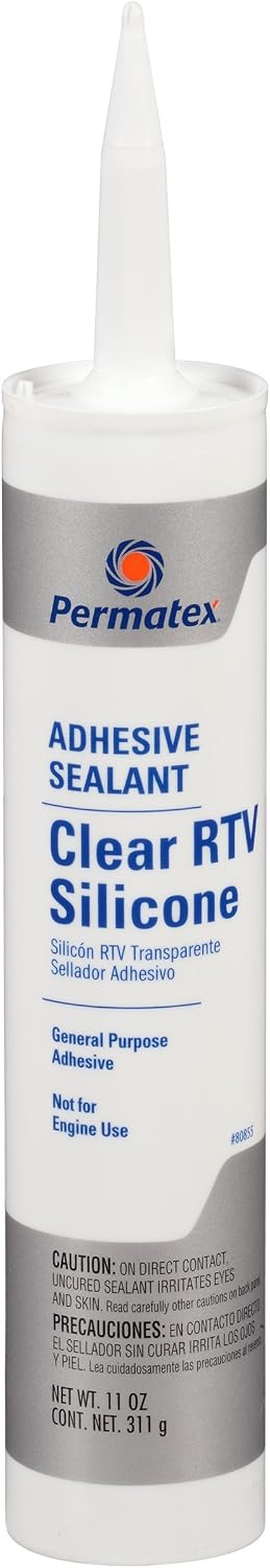 Buy 80855 (66C) Clear Sillicone Adhesive Seal Cart Wholesale | 11oz