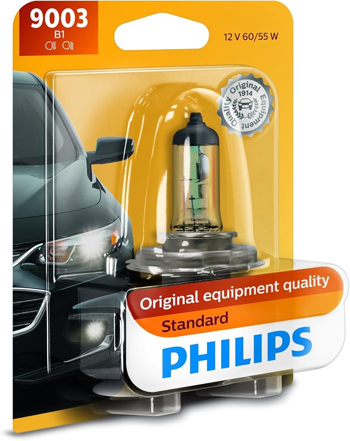 Philips 9003 Standard Halogen Headlight Bulb 9003B1