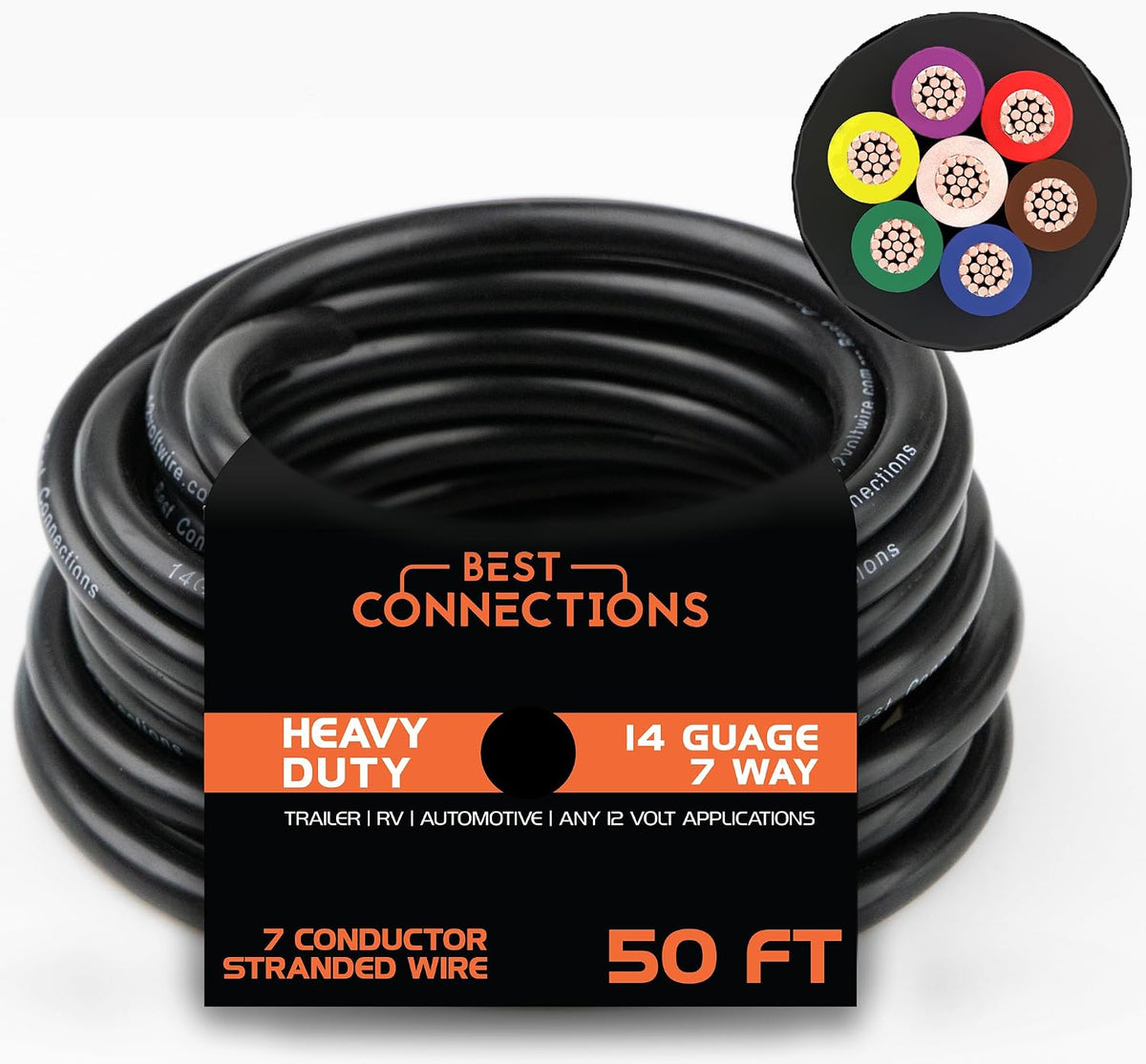 Combination Trailer Wire Cable
