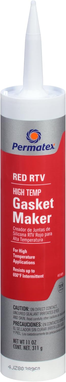 81409 (26C) RED HI TEMP SILLICONE RTV CART 11OZ